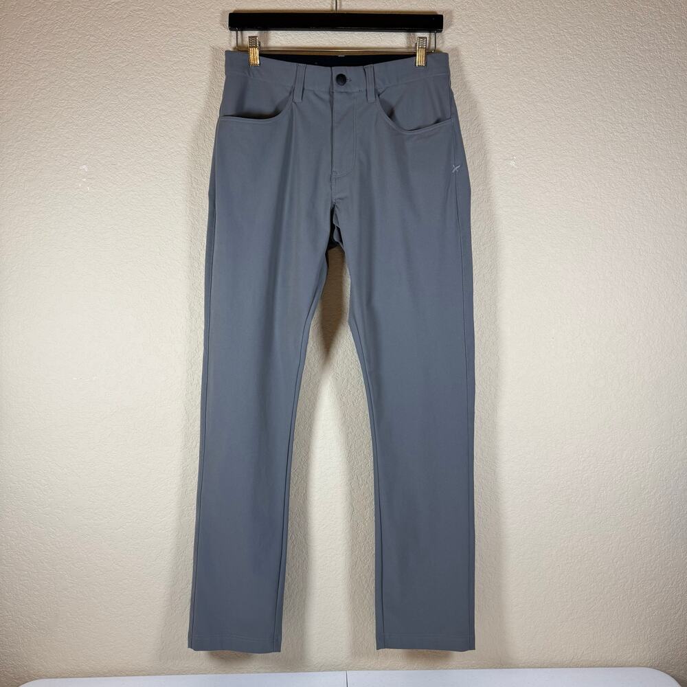 Bad Birdie Pants Mens 30x31 Gray Golf Tech Performance Stretch Solid Casual